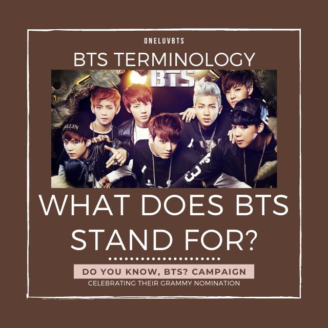 BTS – Terminology